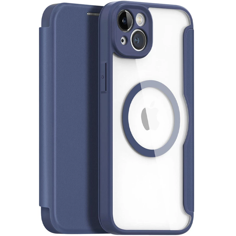 

Чохол книжка Dux Ducis з MagSafe на Apple iPhone 15 (6.1") (Blue)