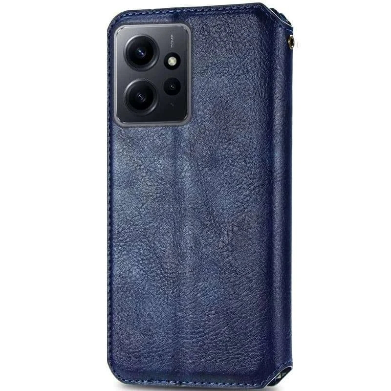 Чохол книжка GETMAN Cubic для Xiaomi Redmi Note 12 4G – Синій. Фото 2 з 5