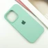 Чехол Silicone Case с закрытым низом для Apple iPhone 15 Pro Max (6.7") – Бирюзовый / Turquoise. Фото 2 из 5