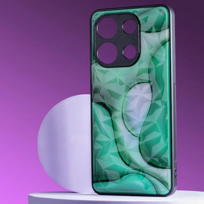 TPU+PC чохол Prisma BubbleGum для Samsung Galaxy A36 5G – 3D Green. Фото 5 з 12