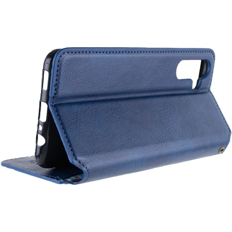 Чехол книжка GETMAN Cubic для Samsung Galaxy A05s – Синий. Фото 6 из 8