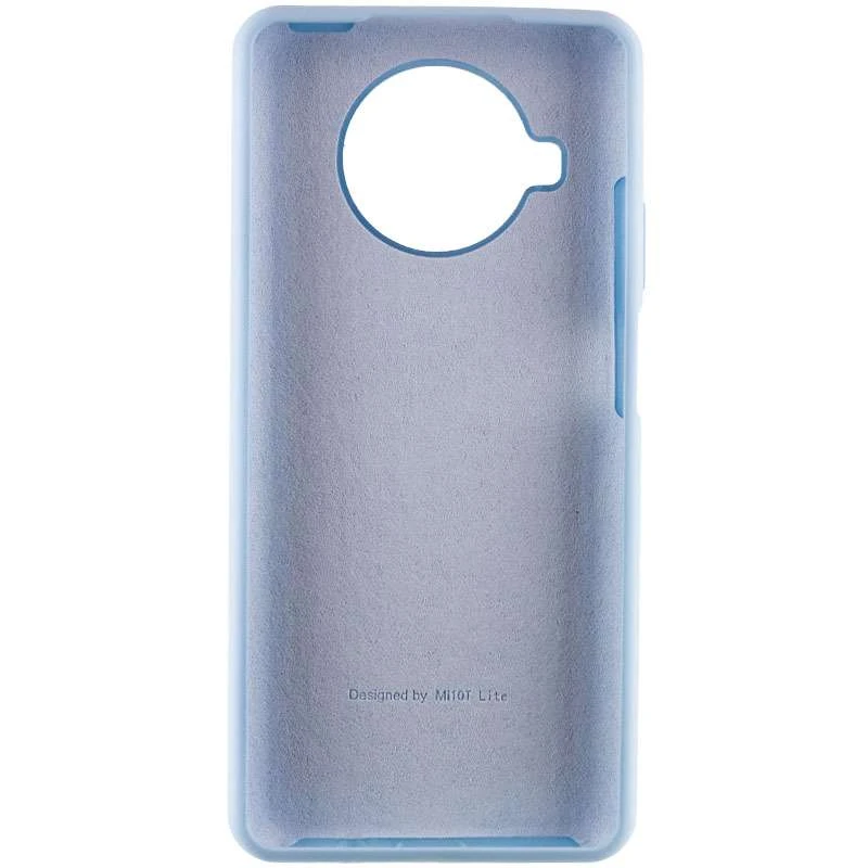 Чехол Silicone Case с закрытым низом для Xiaomi Mi 10T Lite / Redmi Note 9 Pro 5G – Голубой / Lilac Blue. Фото 2 из 5