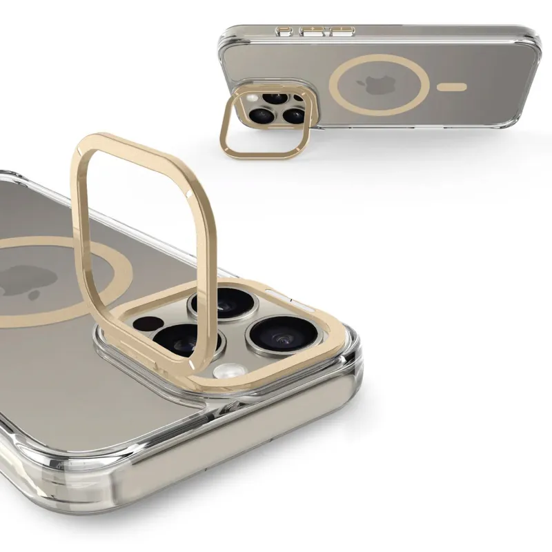 Чохол TPU Space Case Apex with Magnetic Fit для Apple iPhone 15 Pro (6.1") – Gold. Фото 6 з 8