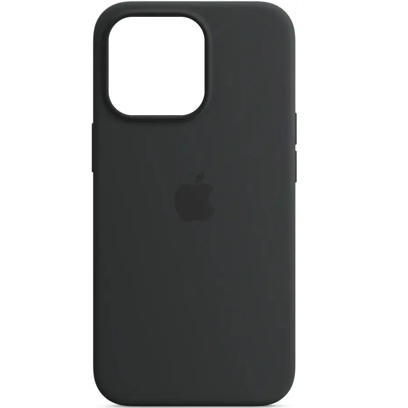Чохол Silicone case (AAA) with Magsafe and Animation для Apple iPhone 14 Pro (6.1") – Чорний / Midnight. Фото 2 з 3