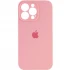 Чехол Silicone Case с защитой камеры для Apple iPhone 13 Pro (6.1") – Розовый / Light pink. Фото 1 из 4