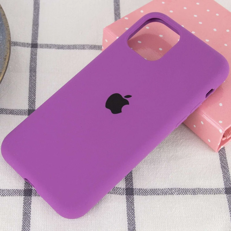 Чохол Silicone Case з закритим низом на Apple iPhone 11 (6.1") – Фіолетовий / Grape. Фото 2 з 3