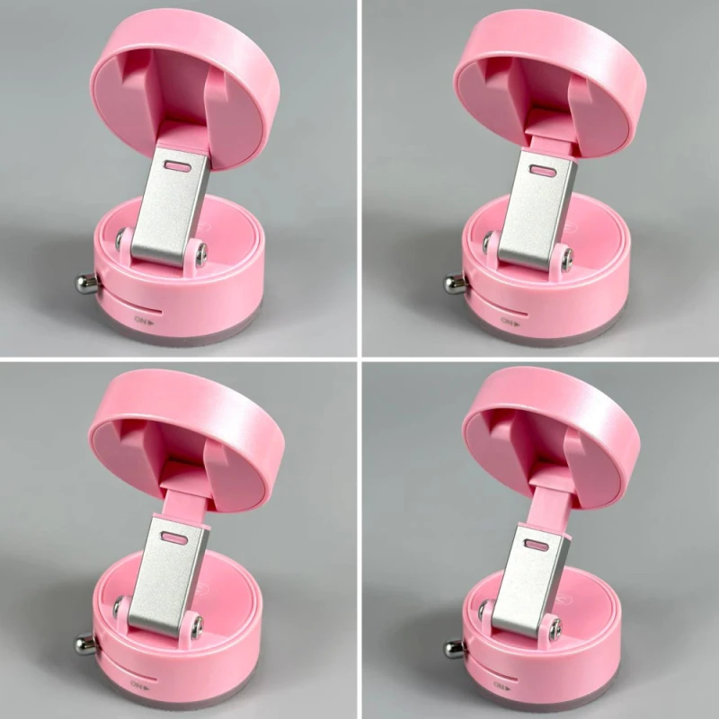 Автотримач XO C170 magnetic vacuum (center console) – Pink. Фото 4 з 4