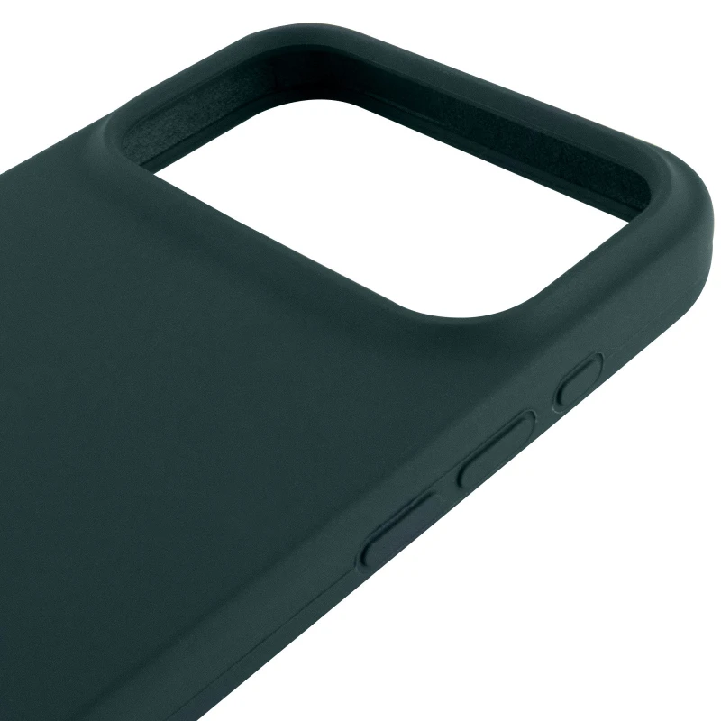 Чохол з закритим низом Silicone Case на Apple iPhone 17 Pro Max (6.9") – Зелений / Forest green. Фото 5 з 6