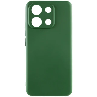 Чехол Silicone Cover Ummi Lakshmi Full Camera (AA) для Xiaomi Poco C71 — Зеленый / Dark green