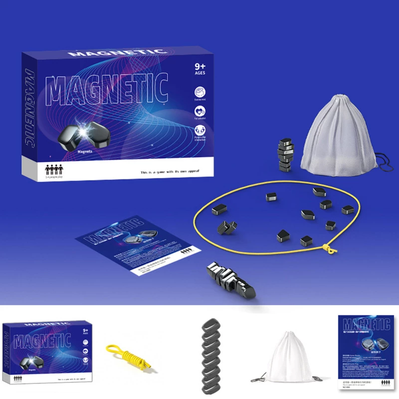 Настільна інтерактивна гра Ummi 8888 Magnetic Arena Game з мотузкою – Blue. Фото 2 з 5