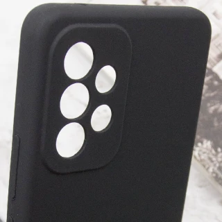 Чохол Silicone Case Lakshmi Premium із закритою камерою для Samsung Galaxy A52 4G / A52 5G — Чорний / Black