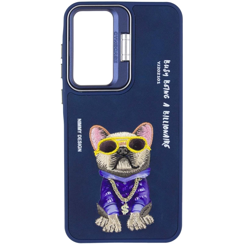 TPU+PC чохол з тваринами для Xiaomi Redmi Note 13 Pro 5G – Blue Dog. Фото 3 з 7