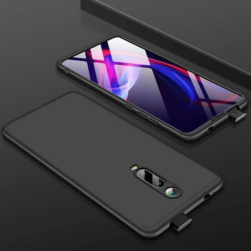 Чохол із захистом 360 градусів GKK на Xiaomi Redmi K20 / K20 Pro / Mi9T / Mi9T Pro – Чорний. Фото 3 з 3