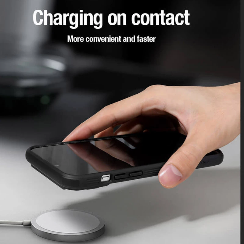 Пластиковая накладка Nillkin Pro со шторкой для камеры и магнитом для Apple iPhone 15 Pro (6.1") – Black. Фото 7 из 7