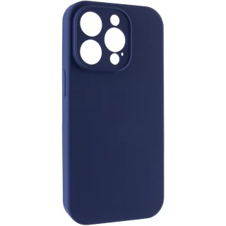 Чохол Silk Full Camera Protective (AA) NO LOGO для Apple iPhone 13 Pro Max (6.7") — Синій / Deep navy