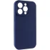 Чехол Silk Full Camera Protective (AA) NO LOGO для Apple iPhone 15 Pro Max (6.7") – Синий / Deep navy. Фото 1 из 7
