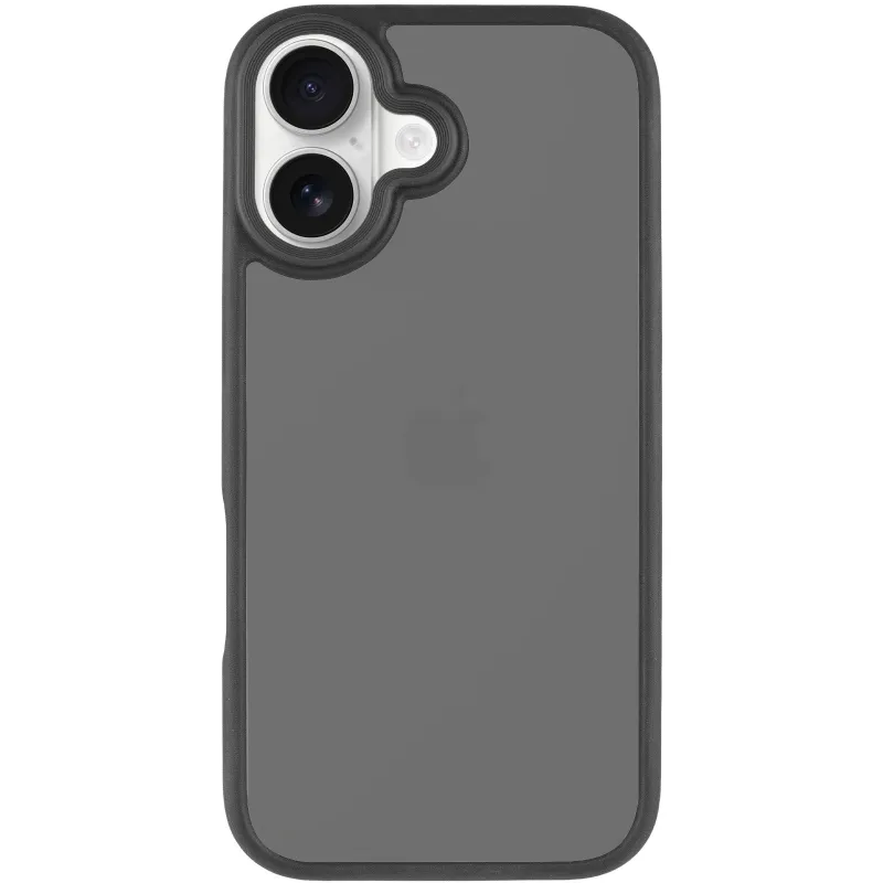 TPU+PC с металлическими кнопками для Apple iPhone 16 – Черный / Black. Фото 3 из 12