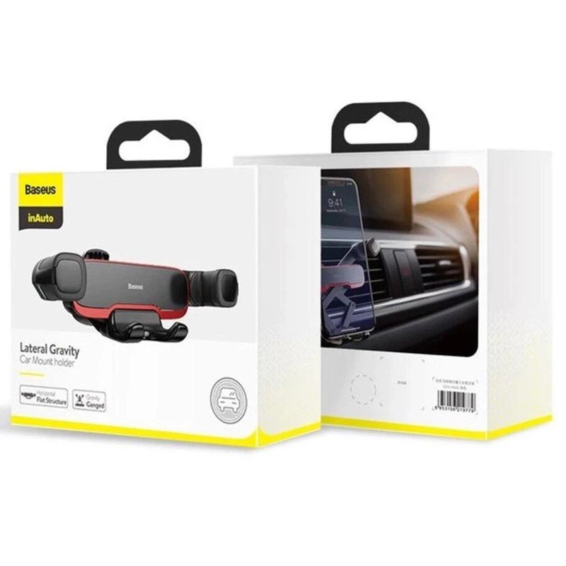 Автотримач Baseus Mr Hui Gravity Car Mount (SUYL-HU0) – Black. Фото 4 з 8