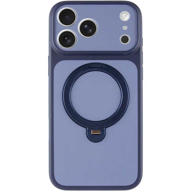 Чехол Ummi Full Camera with Magnetic Fit HQ Ring для Apple iPhone 17 Pro Max (6.9") – Синий / Navy Blue. Фото 2 из 7