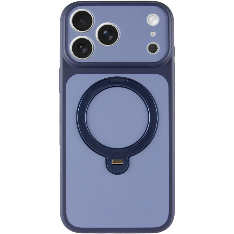 Чехол Ummi Full Camera with MagSafe HQ Ring для Apple iPhone 17 Pro (6.3") – Синий / Navy Blue. Фото 3 из 8