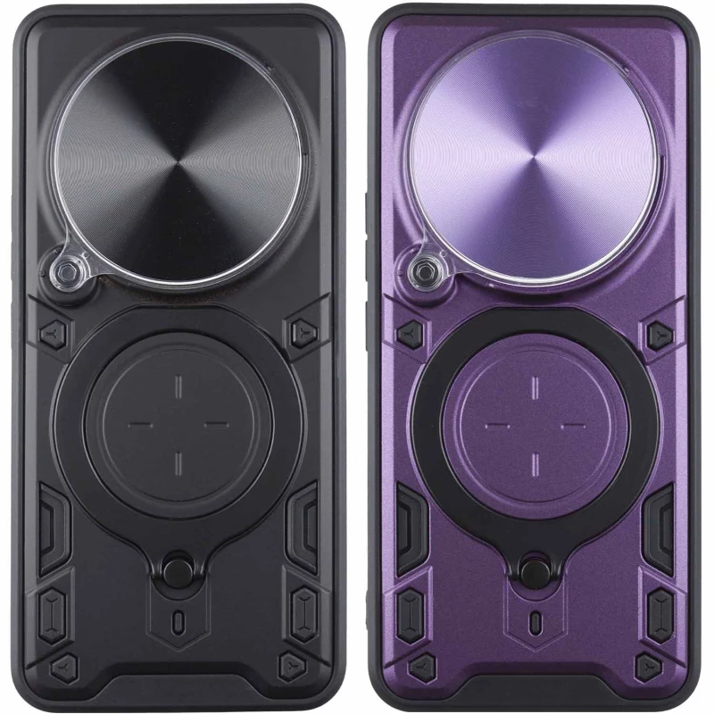 Ударостійкий чохол Bracket Ringstand із захисною шторкою для камери на Xiaomi 14 Ultra фото 2 з 2