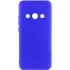 Цветной силиконовый чехол GETMAN с закрытой камерой на Xiaomi Redmi A3 – Синий / Iris. Фото 1 из 1
