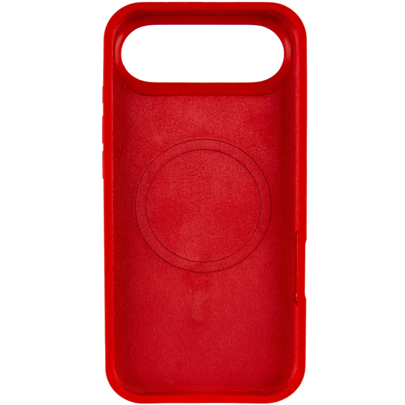 Чохол Silicone Case Full Protective (AA) V2 with MagSafe для Apple iPhone 17 Air (6.5") – Червоний / Red. Фото 7 з 11