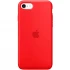 Чехол Silicone Case с закрытым низом для Apple iPhone SE (2020) – Красный / Red. Фото 1 из 1