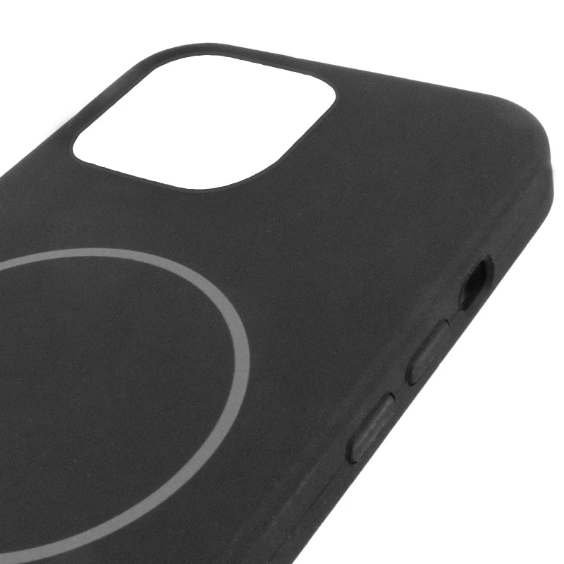 Чохол Silicone Armor Max no logo with MagSafe для Apple iPhone 11 Pro Max (6.5") – Чорний / Black. Фото 8 з 9