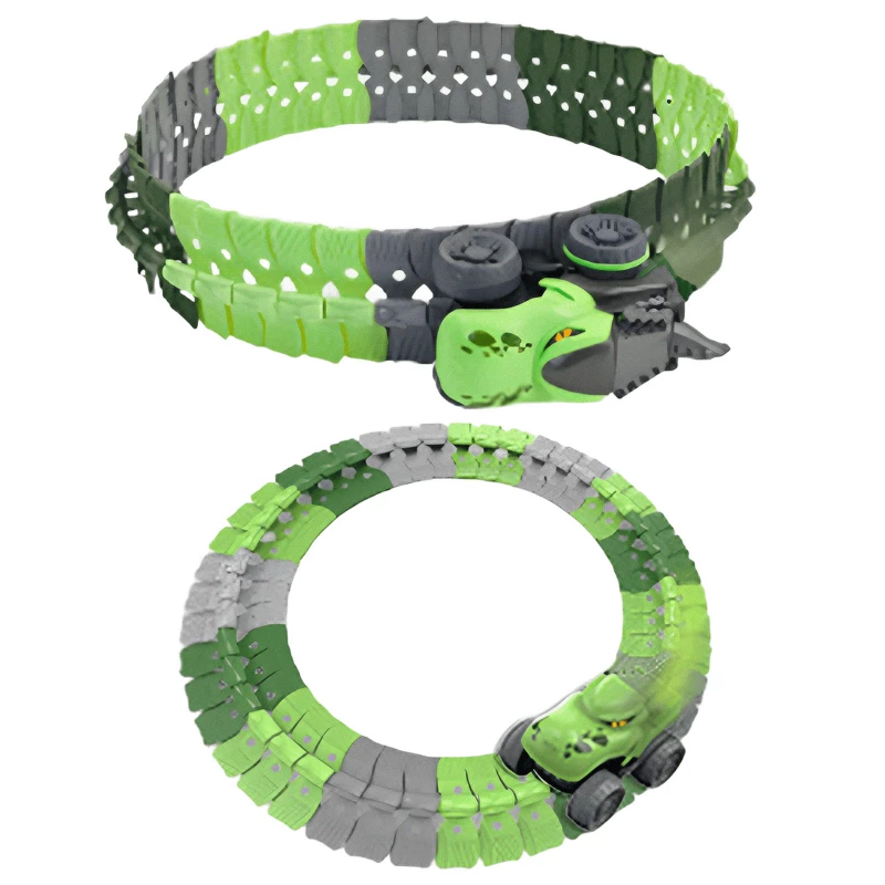 Інтерактивний трек з інерційною машинкою SHT 5510-8 Dino Trak (46pcs/1CAR) фото 1 з 1