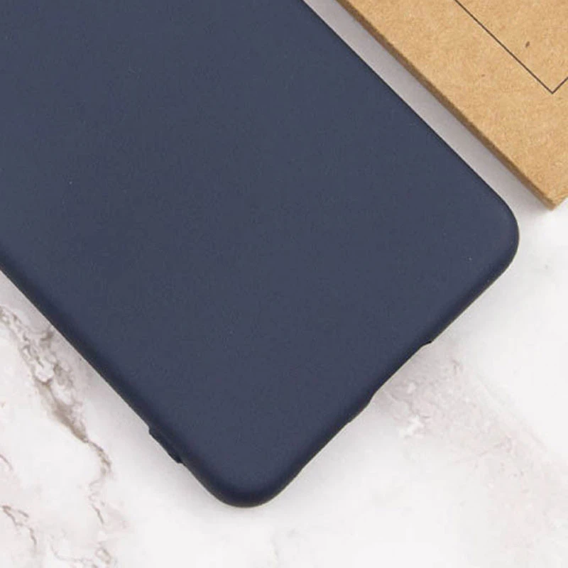 Чохол Silicone Case Lakshmi Premium із закритою камерою для Samsung Galaxy A12 – Темно-синій / Midnight blue. Фото 6 з 6