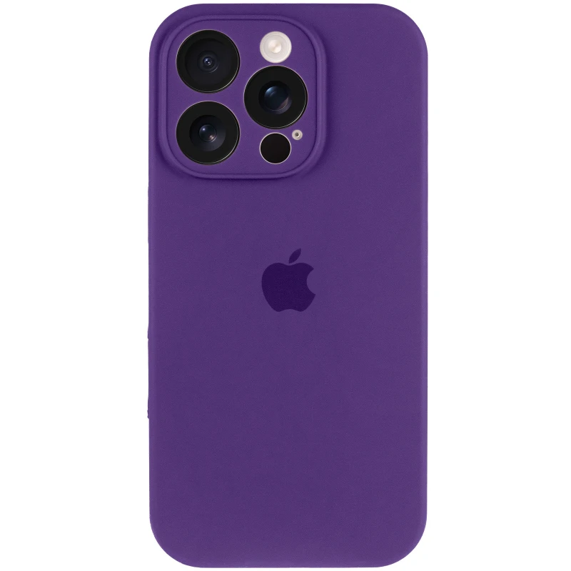 Чохол Silicone Case з захистом камери на Apple iPhone 16 Pro – Фіолетовий / Amethyst. Фото 3 з 6