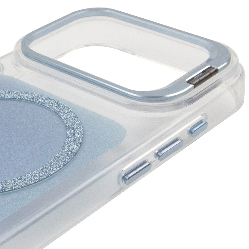 Чохол TPU+PC Jewel Sparkle with MagSafe для Apple iPhone 17 Pro (6.3") – Aqua Blue. Фото 6 з 8