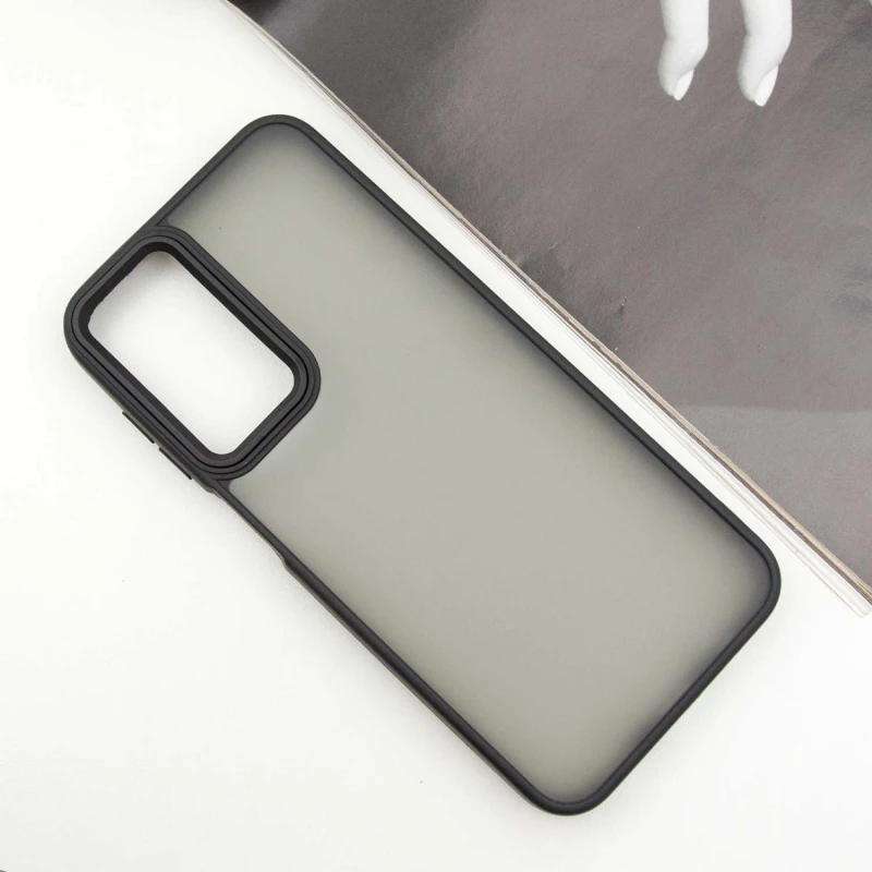Чехол TPU+PC Lyon Frosted на Samsung Galaxy A18 – Black. Фото 2 из 6