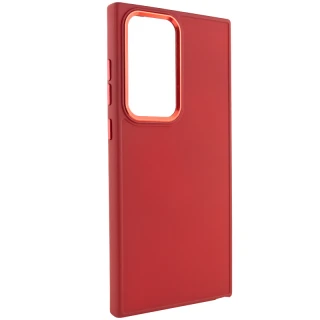 TPU чохол Bonbon з металевими кнопками на Samsung Galaxy S23 Ultra — Червоний / Red