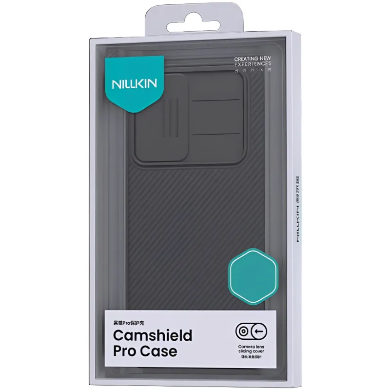 Карбована накладка Nillkin Pro зі шторкою для камери на Samsung Galaxy S26 – Black. Фото 4 з 4
