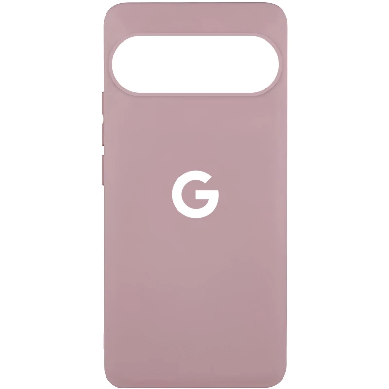 Силиконовый чехол Cover Lakshmi с логотипом для Google Pixel 9 Pro – Розовый / Pink Sand. Фото 2 из 5