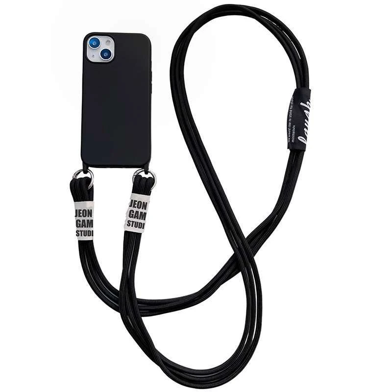 

Чехол TPU two straps California для Apple iPhone 11 (6.1") (Черный), Чорний