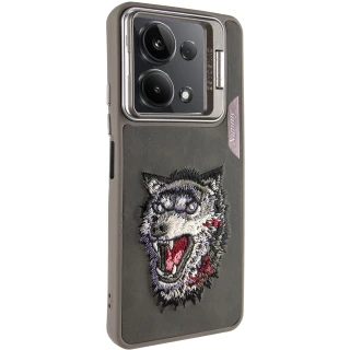 TPU+PC чехол с животными для Xiaomi Poco X6 — Grey Wolf