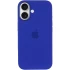 Силіконовий чохол ААА with Magsafe connection для Apple iPhone 16 – Синій / Ultramarine, Ultramarine. Фото 4 з 11