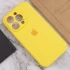 Чехол Silicone Case с защитой камеры для Apple iPhone 15 Pro Max (6.7") – Желтый / Yellow. Фото 9 из 11