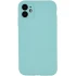Чохол з захистом камери Silicone Case для Apple iPhone 12 (6.1") – Бірюзовий / Marine Green. Фото 1 з 3
