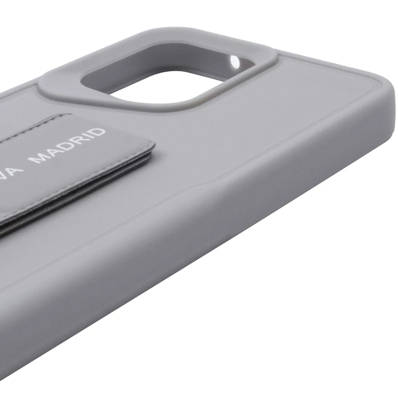 Чехол Вива с ремешком для Xiaomi Poco C65 – Grey. Фото 7 из 15