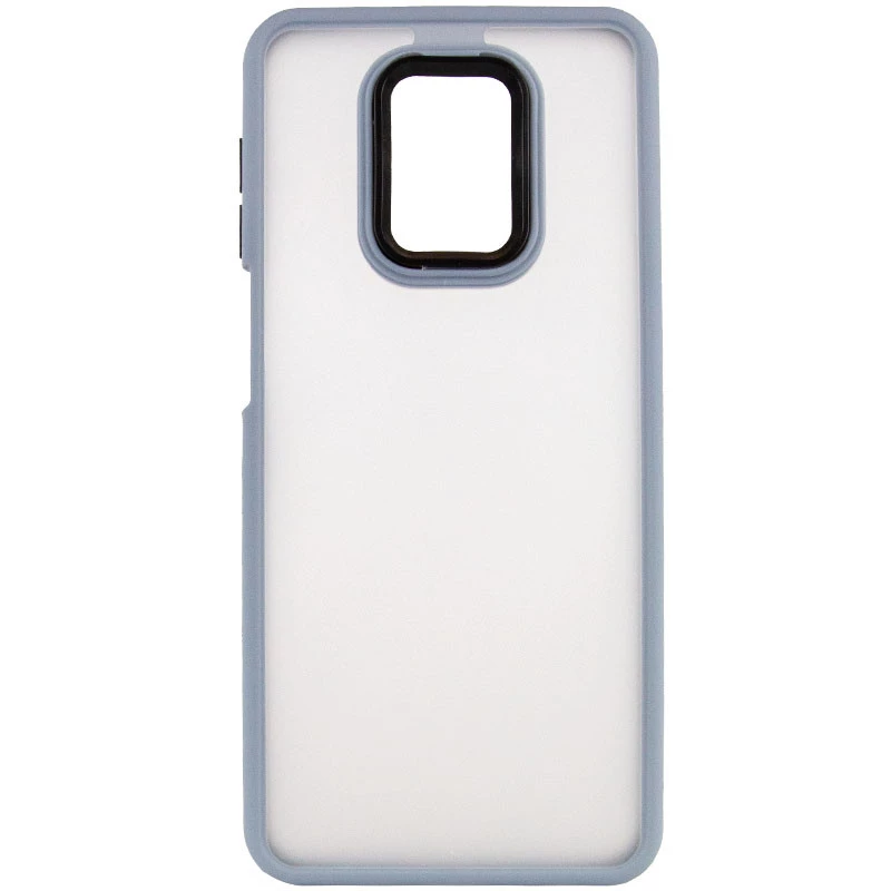 Чохол TPU+PC Lyon Frosted на Xiaomi Redmi Note 9s / Note 9 Pro / Note 9 Pro Max – Блакитний / Sky Blue. Фото 3 з 7