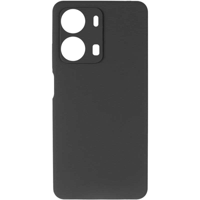 Чохол Silicone Case Lakshmi Plus з закритою камерою на Xiaomi Redmi 13C – Чорний / Black. Фото 12 з 14