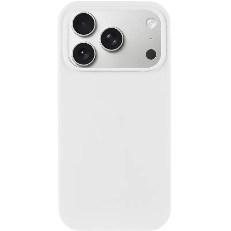 Чехол Silk Full Protective (AA) NO LOGO для Apple iPhone 17 Pro (6.3") – Белый / White. Фото 3 из 3