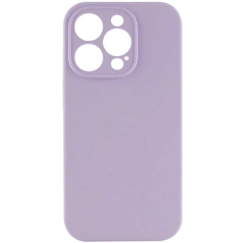 

Чехол с защитой камеры Silicone Case Apple iPhone 14 Pro (6.1") (Сиреневый / Lilac), Бузковий / lilac