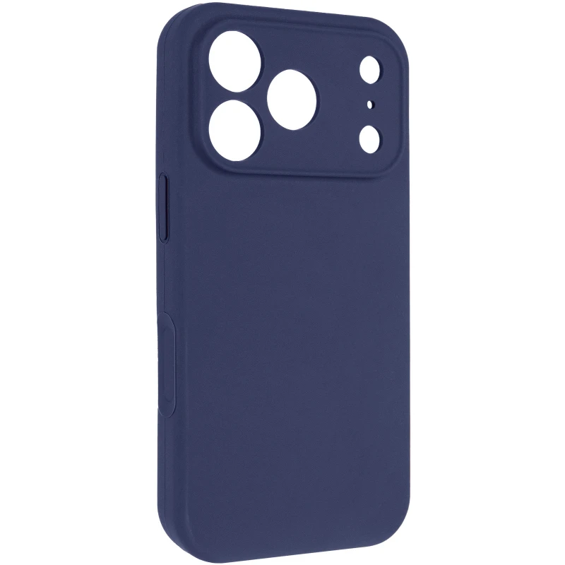 Чехол Silk Full Camera Protective (AA) NO LOGO для Apple iPhone 17 Pro (6.3") – Синий / Deep navy. Фото 2 из 8