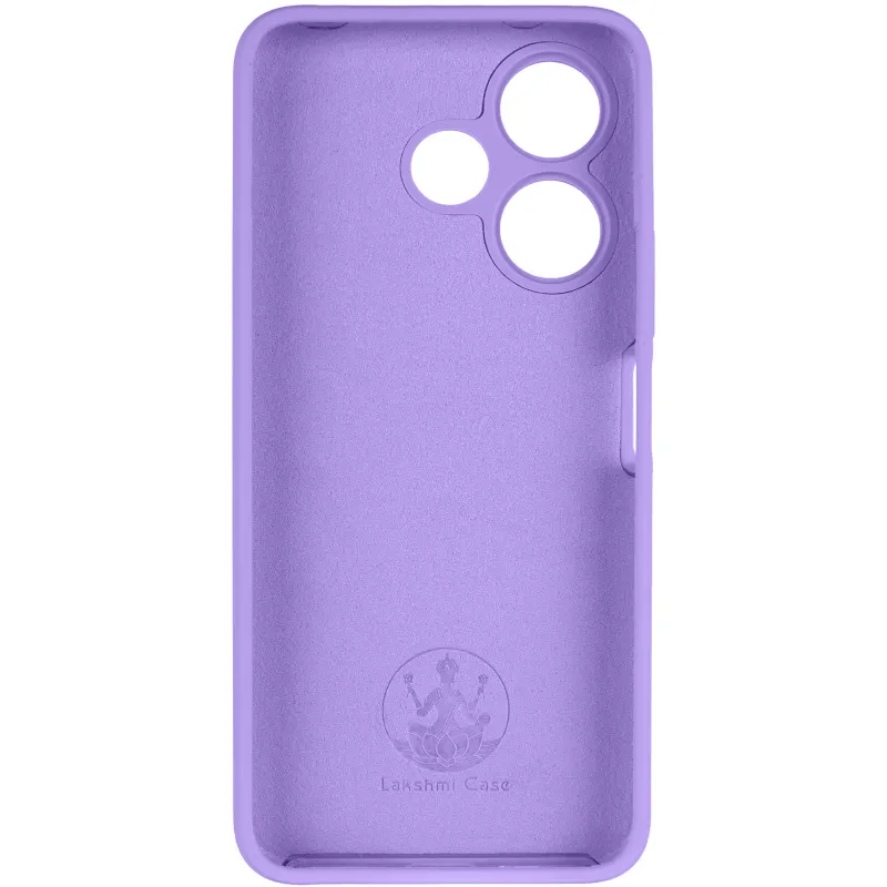 Чехол Silicone Case Lakshmi Premium з закритою камерою на Xiaomi Poco M6 4G – Сиреневый / Dasheen. Фото 5 из 10