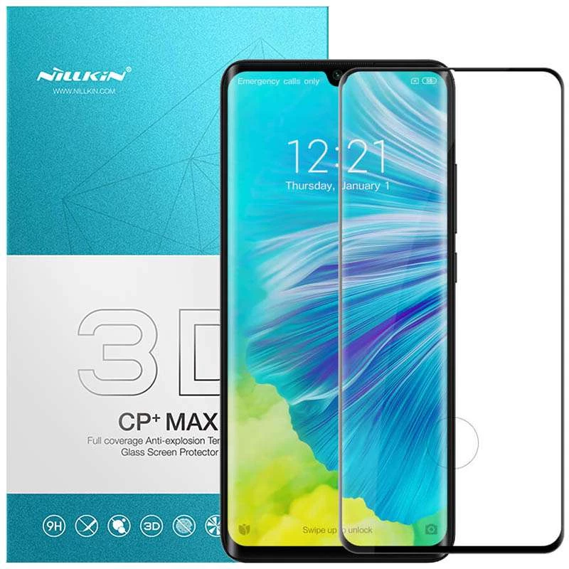 

Защитное стекло Nillkin (CP+ max 3D) для Xiaomi Mi Note 10 / Note 10 Pro / Mi CC9 Pro (Черный), Чорний